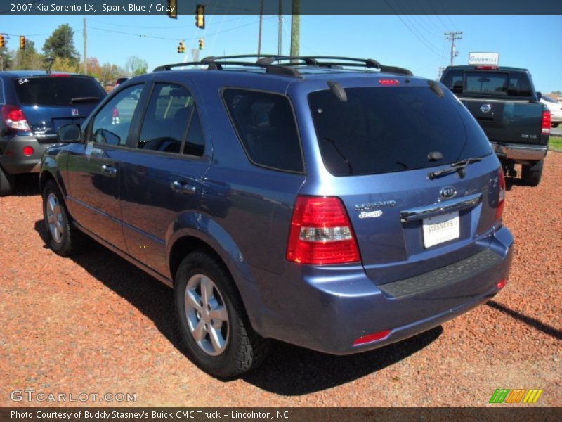 Spark Blue / Gray 2007 Kia Sorento LX