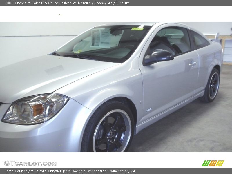 Silver Ice Metallic / Ebony/Gray UltraLux 2009 Chevrolet Cobalt SS Coupe