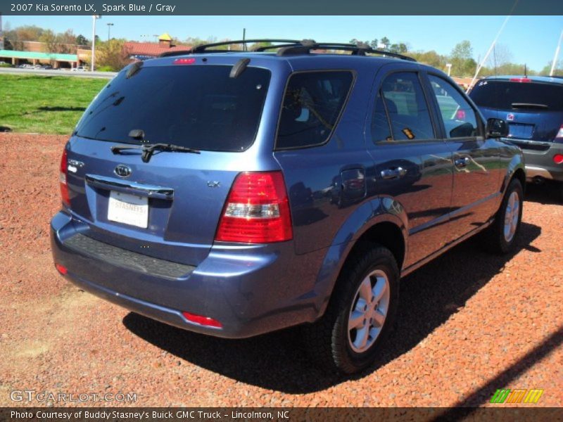 Spark Blue / Gray 2007 Kia Sorento LX