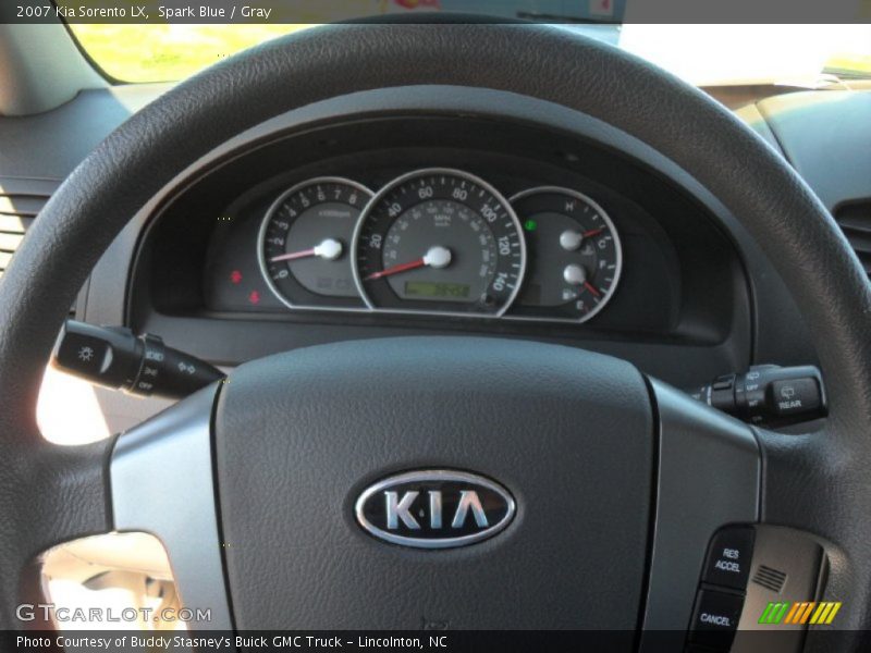 Spark Blue / Gray 2007 Kia Sorento LX