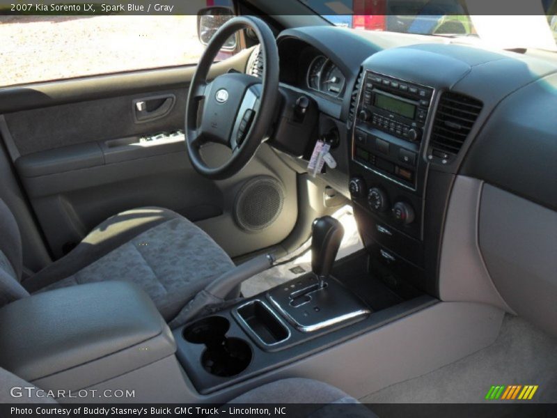 Spark Blue / Gray 2007 Kia Sorento LX