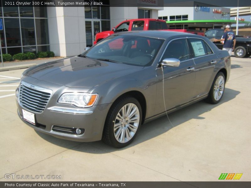 Tungsten Metallic / Black 2011 Chrysler 300 C Hemi