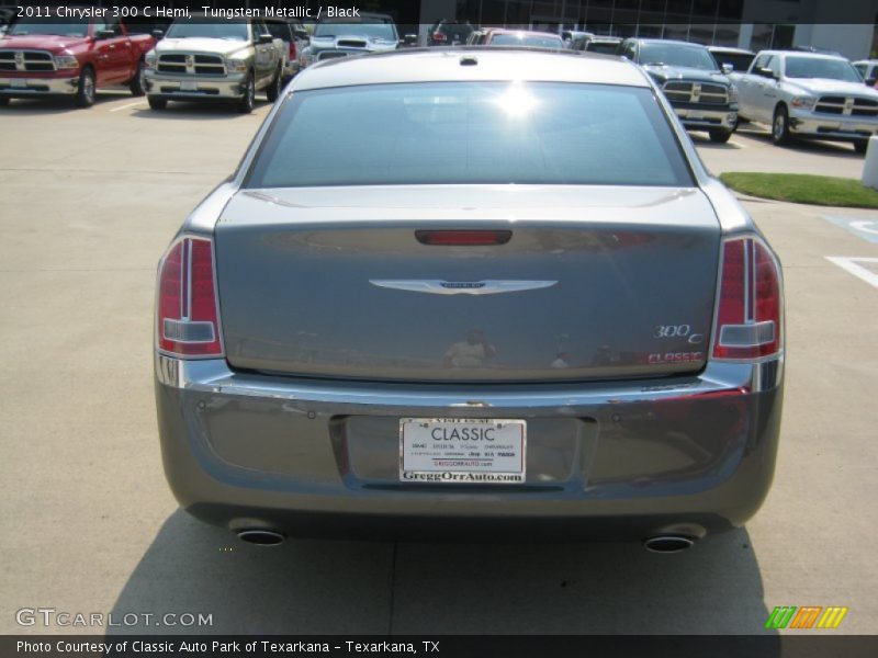 Tungsten Metallic / Black 2011 Chrysler 300 C Hemi