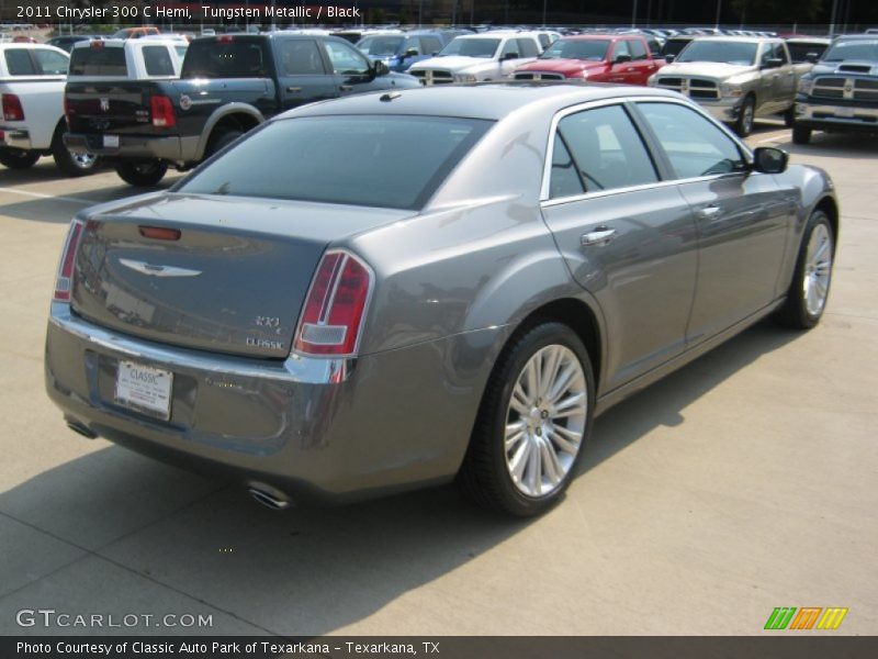 Tungsten Metallic / Black 2011 Chrysler 300 C Hemi
