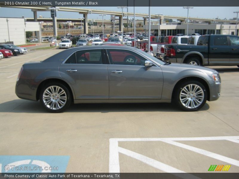 Tungsten Metallic / Black 2011 Chrysler 300 C Hemi