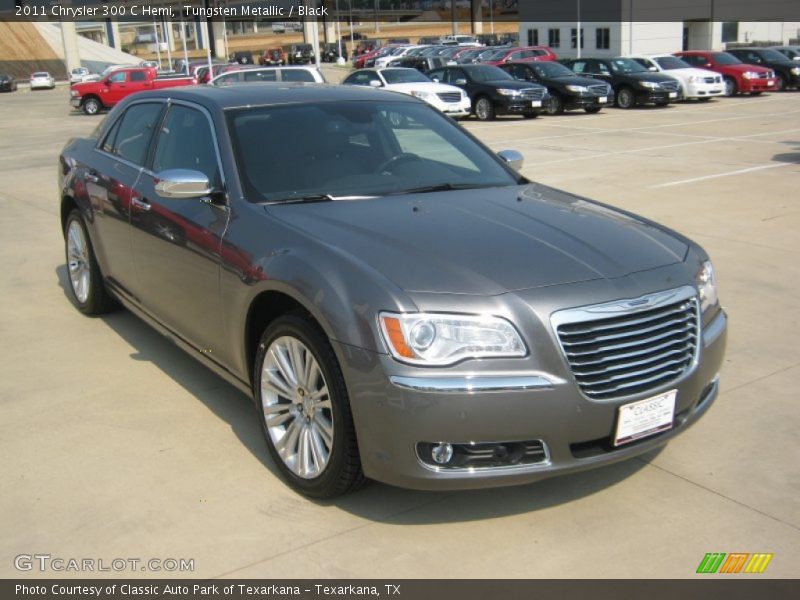 Tungsten Metallic / Black 2011 Chrysler 300 C Hemi