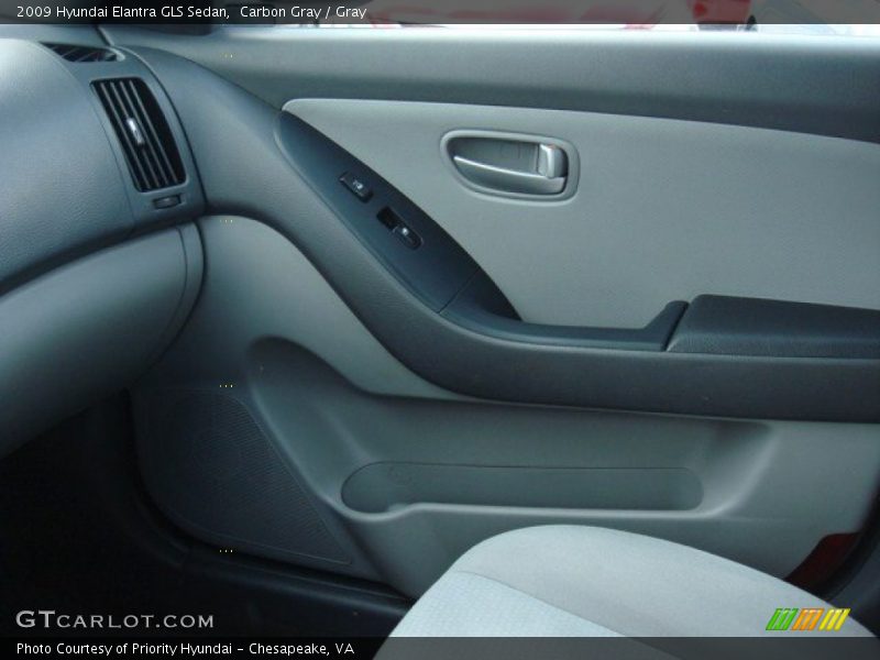 Carbon Gray / Gray 2009 Hyundai Elantra GLS Sedan