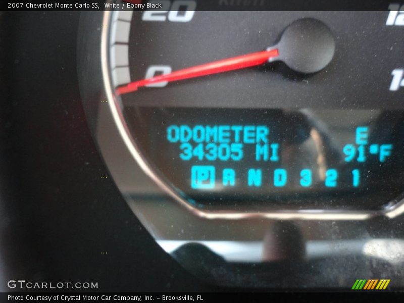 White / Ebony Black 2007 Chevrolet Monte Carlo SS