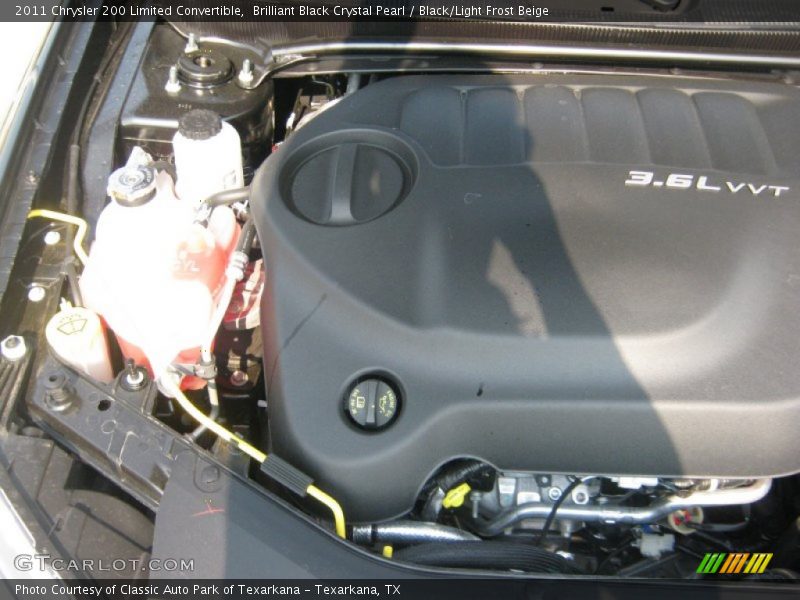 2011 200 Limited Convertible Engine - 3.6 Liter DOHC 24-Valve VVT Pentastar V6