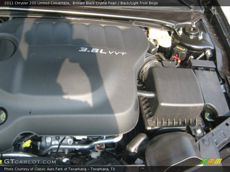  2011 200 Limited Convertible Engine - 3.6 Liter DOHC 24-Valve VVT Pentastar V6