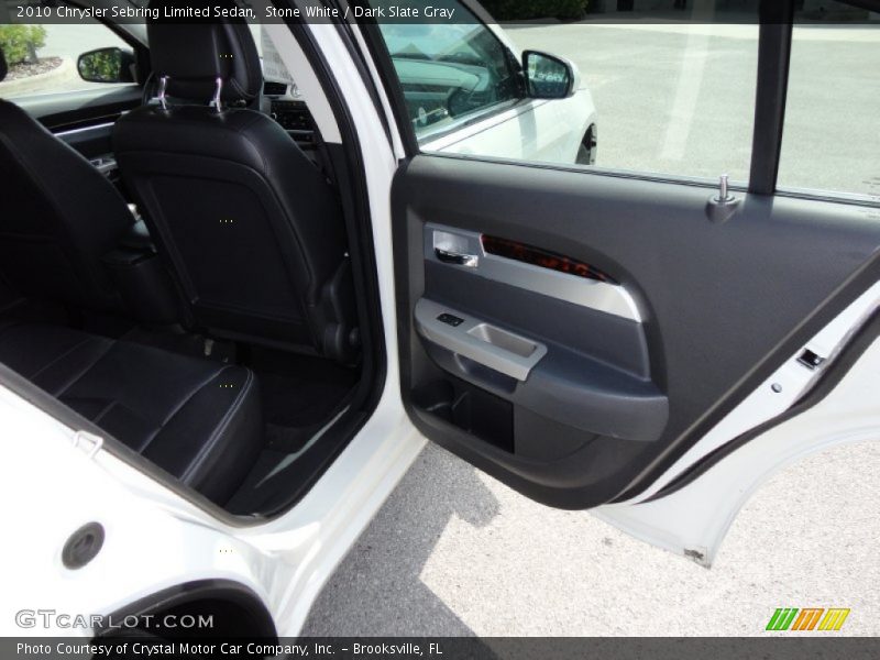Stone White / Dark Slate Gray 2010 Chrysler Sebring Limited Sedan