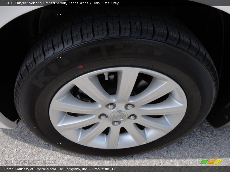 Stone White / Dark Slate Gray 2010 Chrysler Sebring Limited Sedan
