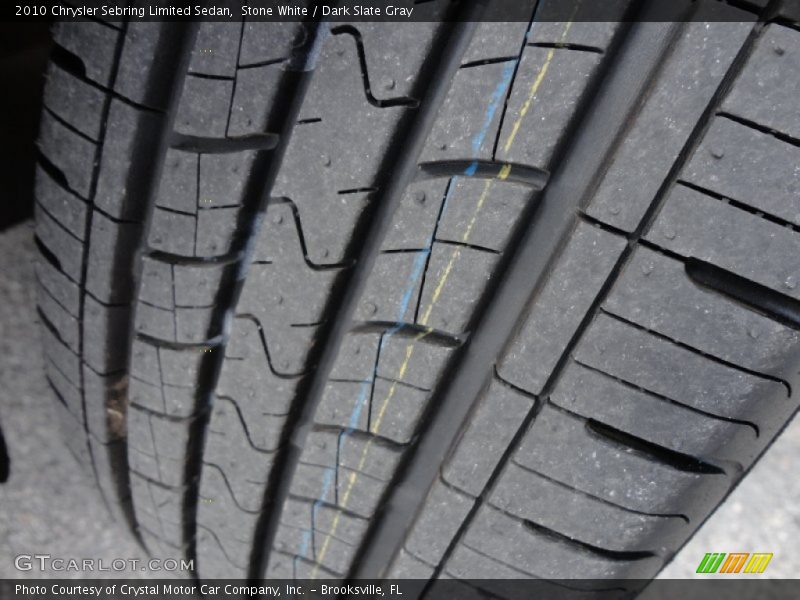 Stone White / Dark Slate Gray 2010 Chrysler Sebring Limited Sedan