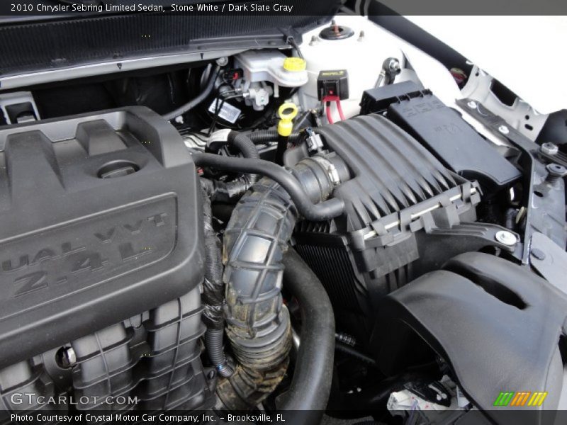 Stone White / Dark Slate Gray 2010 Chrysler Sebring Limited Sedan