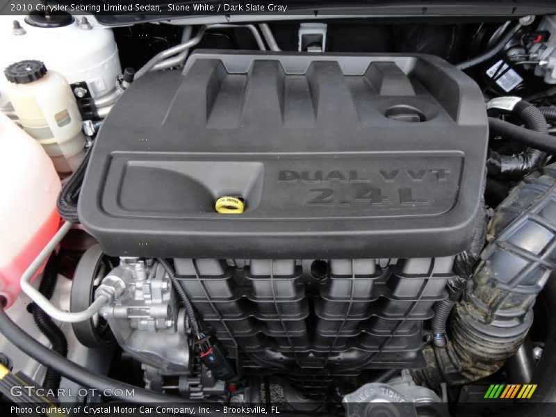 Stone White / Dark Slate Gray 2010 Chrysler Sebring Limited Sedan