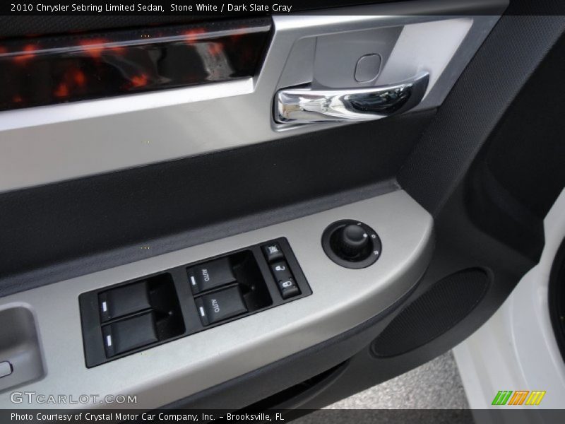 Stone White / Dark Slate Gray 2010 Chrysler Sebring Limited Sedan