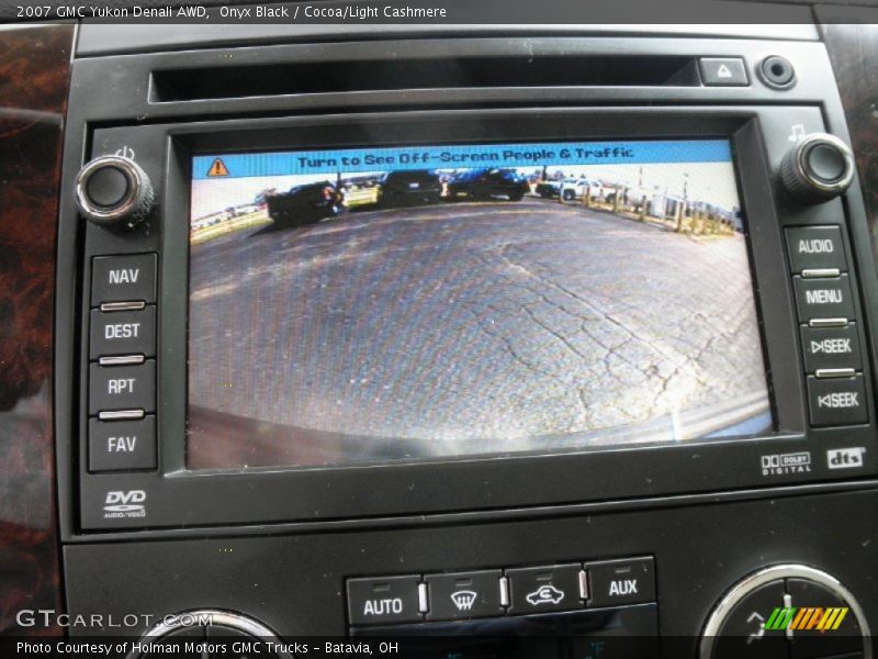 Onyx Black / Cocoa/Light Cashmere 2007 GMC Yukon Denali AWD