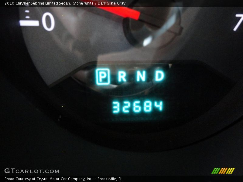 Stone White / Dark Slate Gray 2010 Chrysler Sebring Limited Sedan