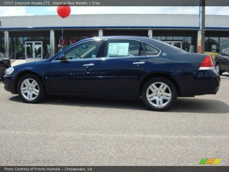 Imperial Blue Metallic / Gray 2007 Chevrolet Impala LTZ