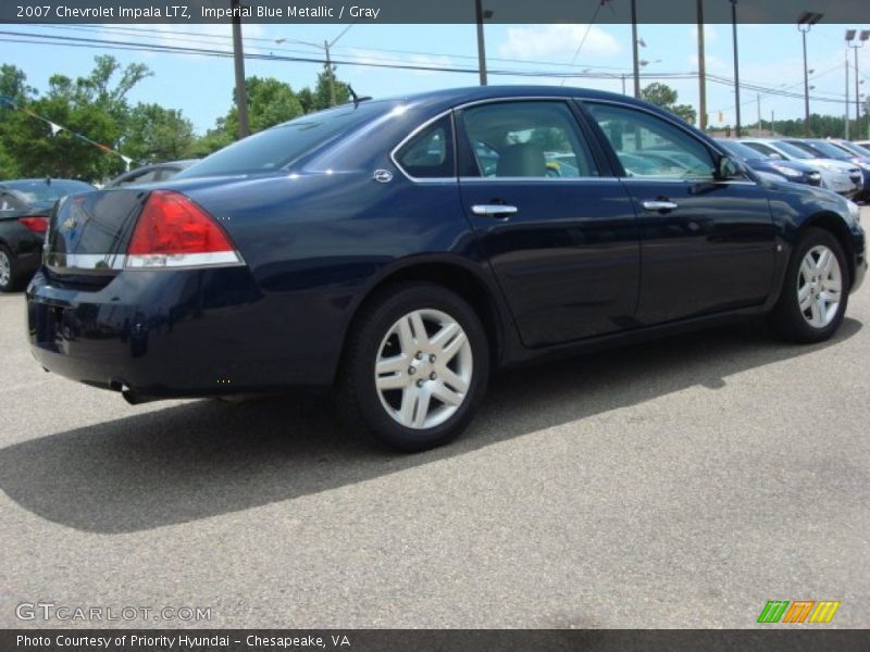 Imperial Blue Metallic / Gray 2007 Chevrolet Impala LTZ