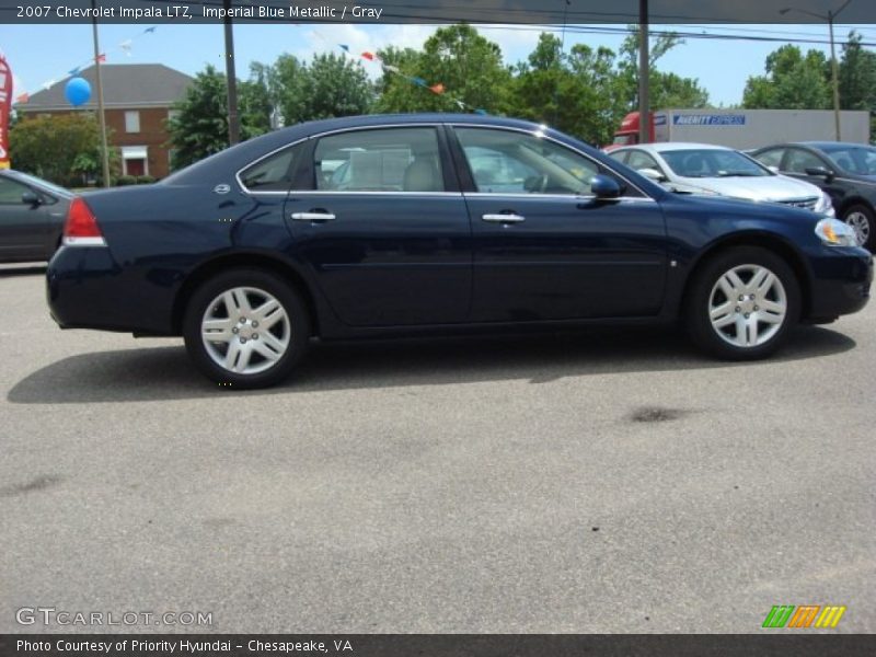 Imperial Blue Metallic / Gray 2007 Chevrolet Impala LTZ