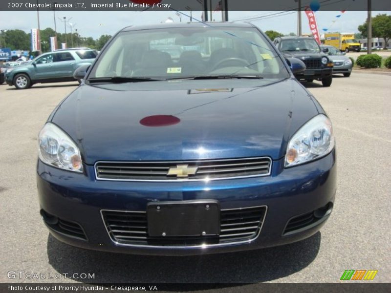 Imperial Blue Metallic / Gray 2007 Chevrolet Impala LTZ