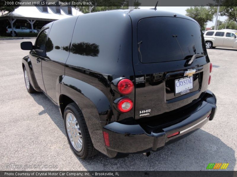 Black / Ebony Black 2008 Chevrolet HHR LS Panel