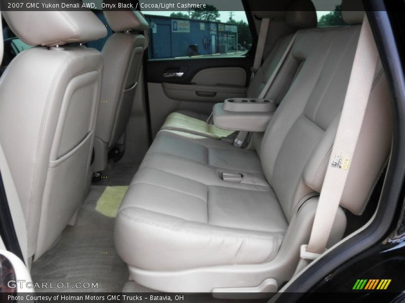 Onyx Black / Cocoa/Light Cashmere 2007 GMC Yukon Denali AWD