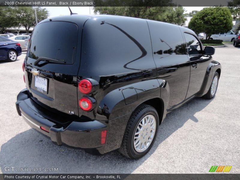 Black / Ebony Black 2008 Chevrolet HHR LS Panel