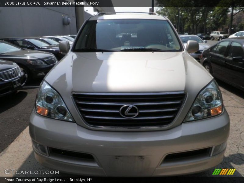 Savannah Beige Metallic / Ivory 2008 Lexus GX 470