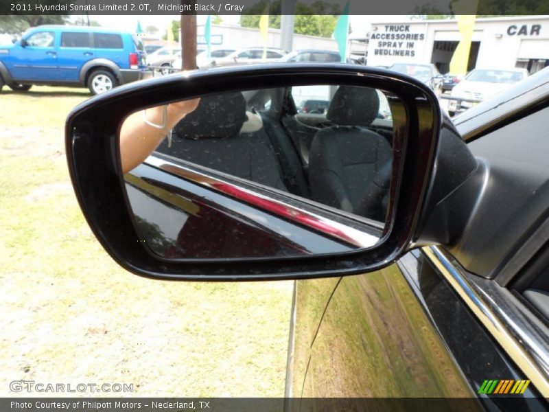 Midnight Black / Gray 2011 Hyundai Sonata Limited 2.0T
