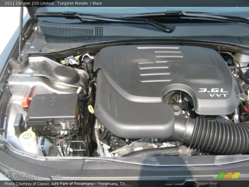 Tungsten Metallic / Black 2011 Chrysler 300 Limited