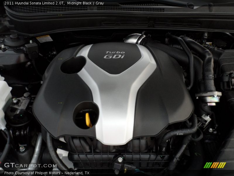 Midnight Black / Gray 2011 Hyundai Sonata Limited 2.0T