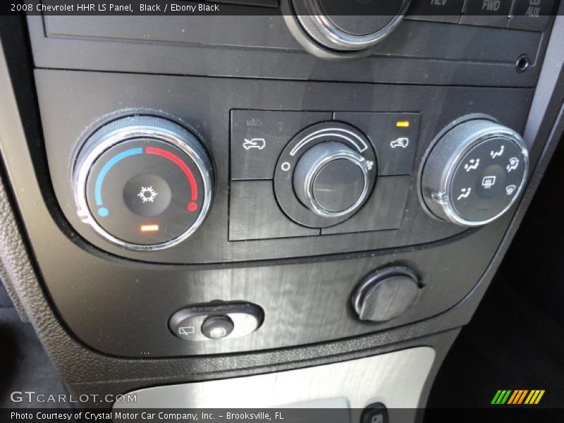 Controls of 2008 HHR LS Panel