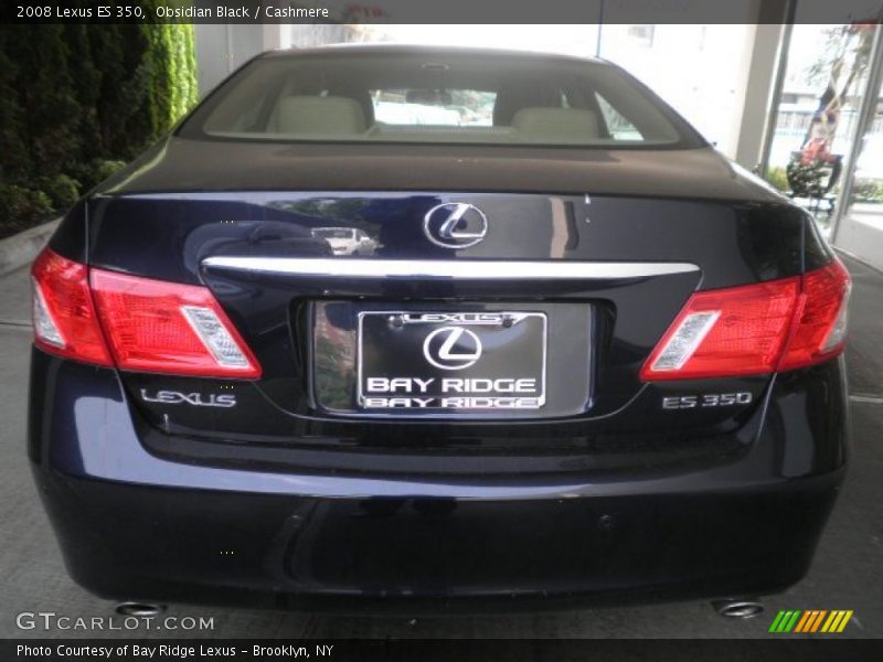 Obsidian Black / Cashmere 2008 Lexus ES 350