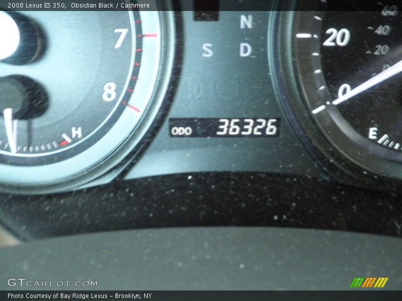 Obsidian Black / Cashmere 2008 Lexus ES 350