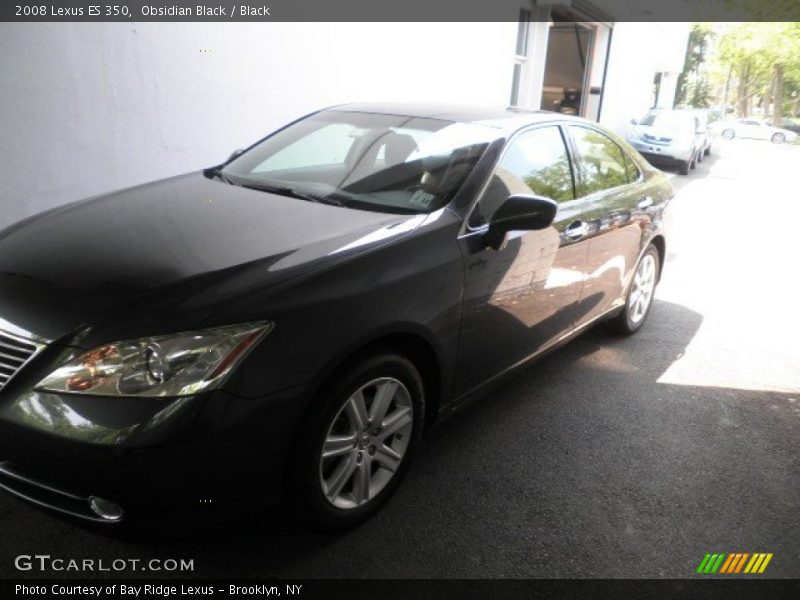 Obsidian Black / Black 2008 Lexus ES 350