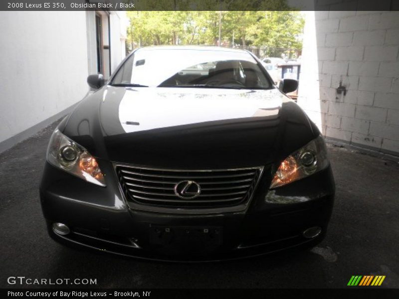Obsidian Black / Black 2008 Lexus ES 350