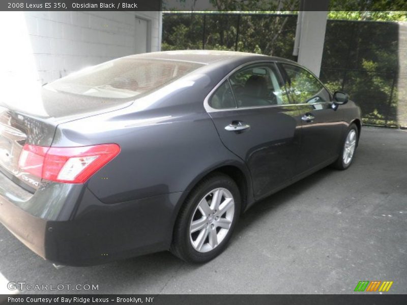 Obsidian Black / Black 2008 Lexus ES 350