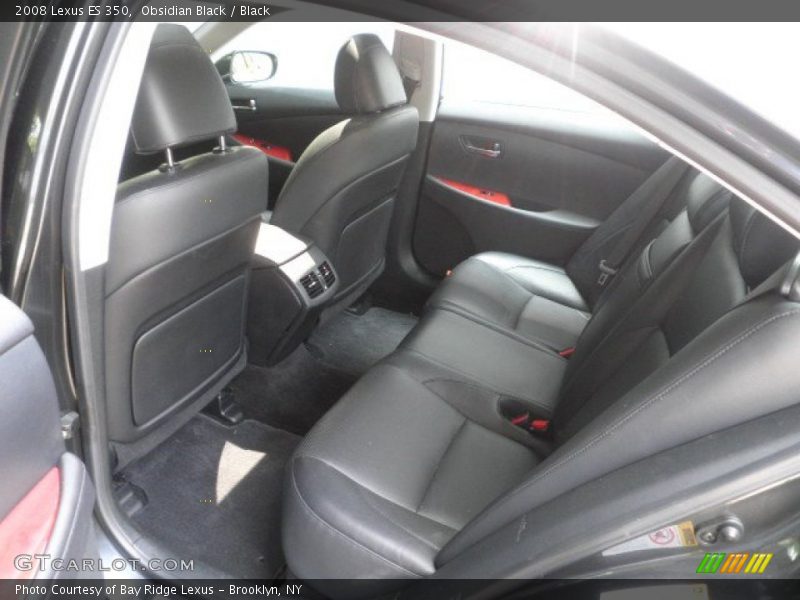 Obsidian Black / Black 2008 Lexus ES 350