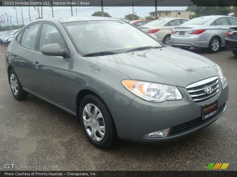 Natural Khaki / Beige 2010 Hyundai Elantra GLS