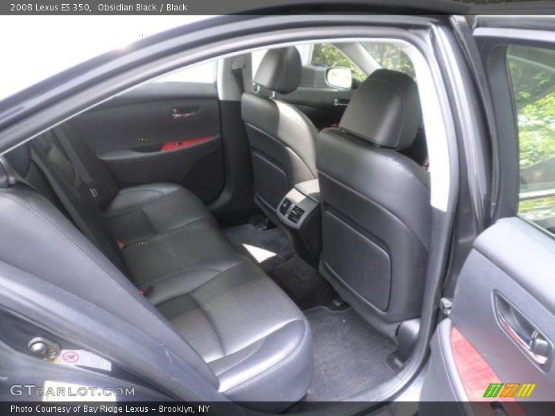 Obsidian Black / Black 2008 Lexus ES 350