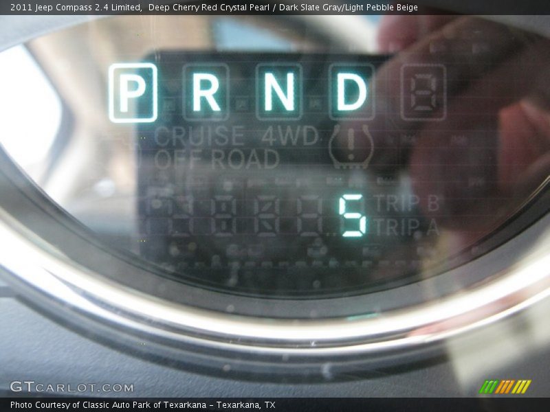 Deep Cherry Red Crystal Pearl / Dark Slate Gray/Light Pebble Beige 2011 Jeep Compass 2.4 Limited