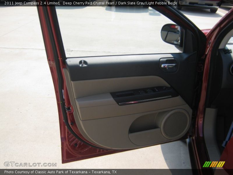 Deep Cherry Red Crystal Pearl / Dark Slate Gray/Light Pebble Beige 2011 Jeep Compass 2.4 Limited