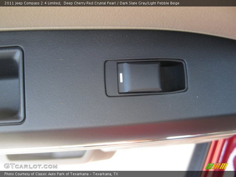 Deep Cherry Red Crystal Pearl / Dark Slate Gray/Light Pebble Beige 2011 Jeep Compass 2.4 Limited
