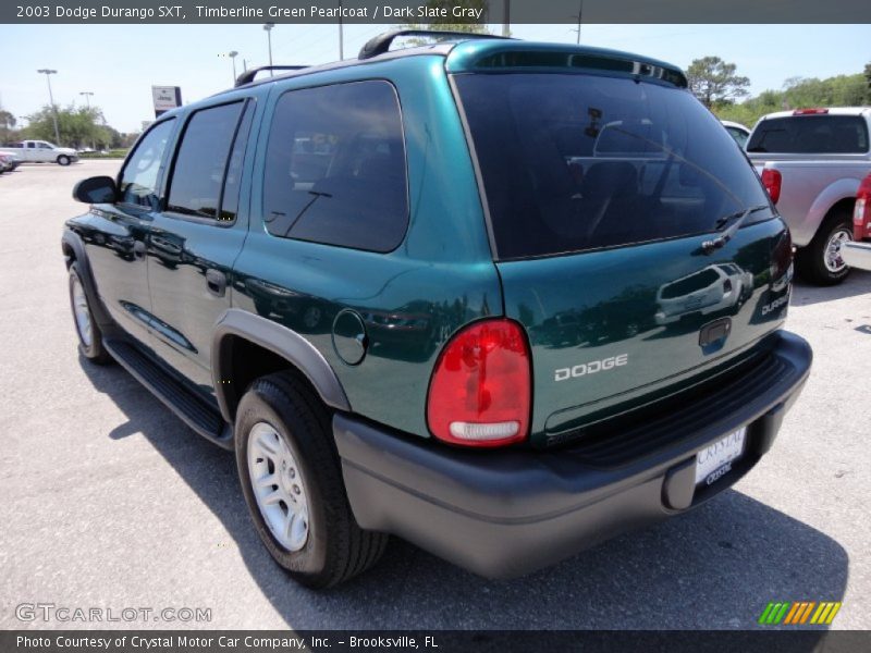 Timberline Green Pearlcoat / Dark Slate Gray 2003 Dodge Durango SXT