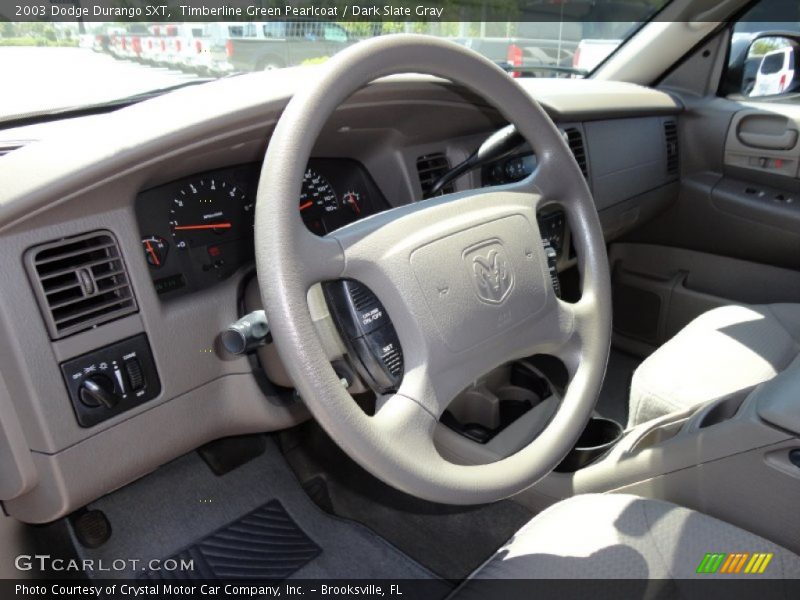 Timberline Green Pearlcoat / Dark Slate Gray 2003 Dodge Durango SXT