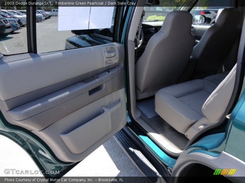 Timberline Green Pearlcoat / Dark Slate Gray 2003 Dodge Durango SXT