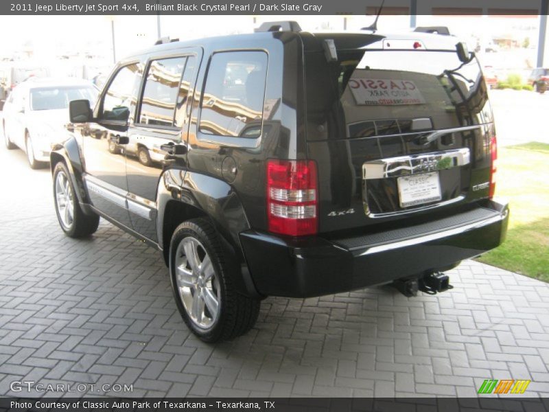Brilliant Black Crystal Pearl / Dark Slate Gray 2011 Jeep Liberty Jet Sport 4x4