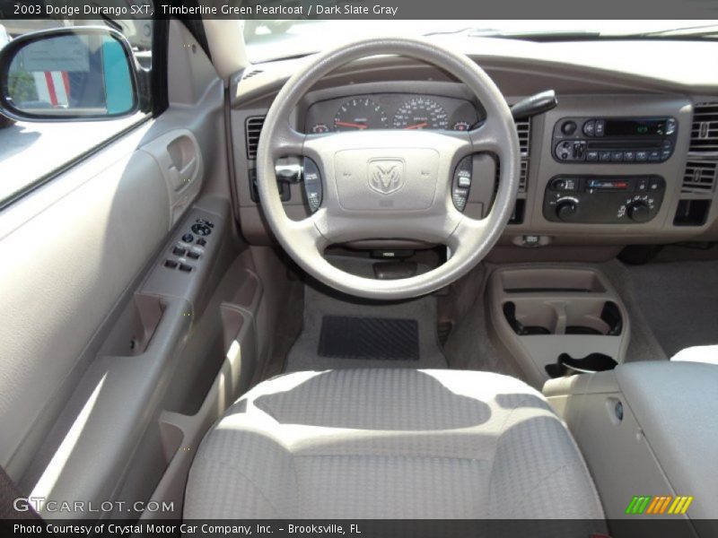 Timberline Green Pearlcoat / Dark Slate Gray 2003 Dodge Durango SXT